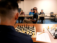 TIMUR GAREYEV PLAYS SIMUL BLIND CHESS WITH BETHANY COLLEGE CHESS CLUB-14