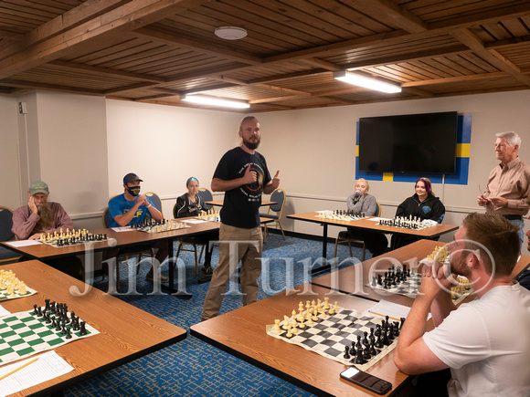 TIMUR GAREYEV PLAYS SIMUL BLIND CHESS WITH BETHANY COLLEGE CHESS CLUB-2