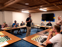 TIMUR GAREYEV PLAYS SIMUL BLIND CHESS WITH BETHANY COLLEGE CHESS CLUB-1