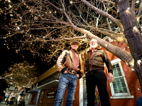 Tree Lighting crew Mike Bray and Merle Larson-0608