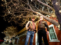 Tree Lighting crew Mike Bray and Merle Larson-0609
