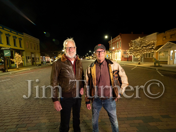 Tree Lighting crew Mike Bray and Merle Larson-0584