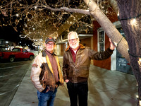 Tree Lighting crew Mike Bray and Merle Larson-0616
